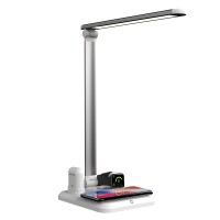 QI Wireless Charging Adjustable LED Desk Lamps Table Lamp wih USB for the office  computer desk living room college dorm room